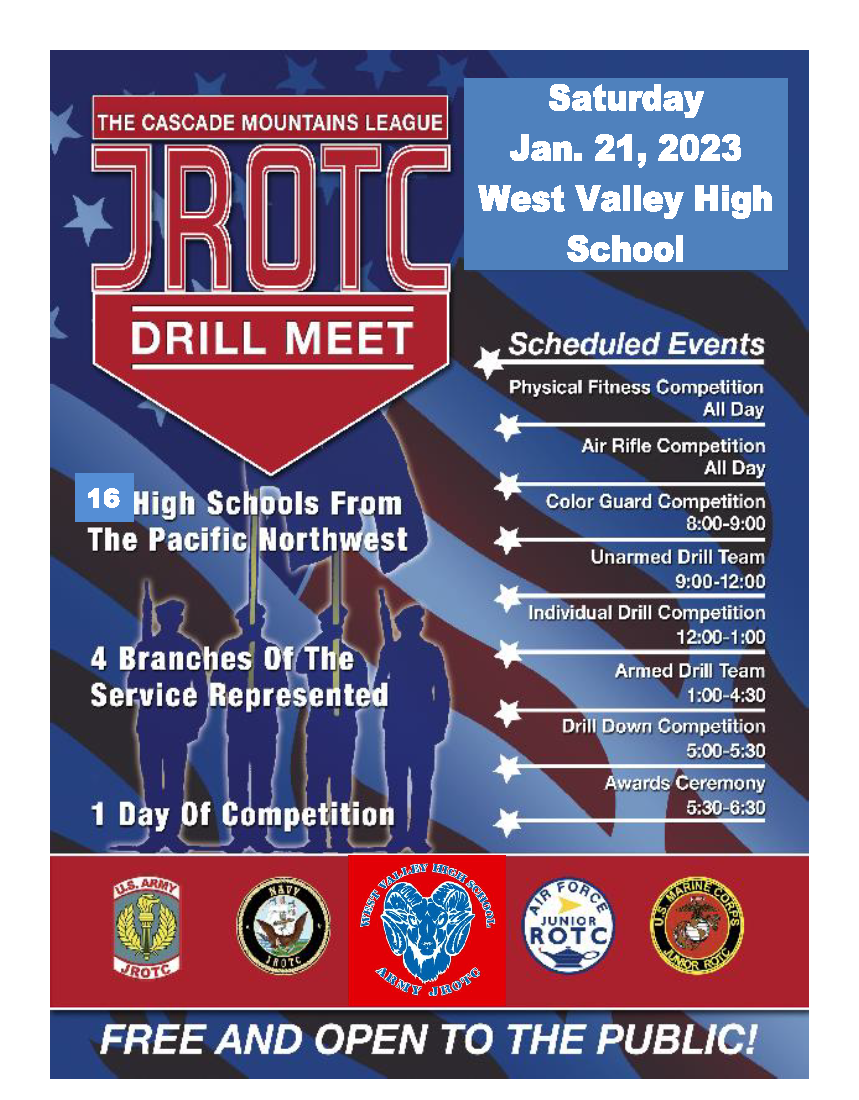 21 Jan 2023 Drill Meet Flyer