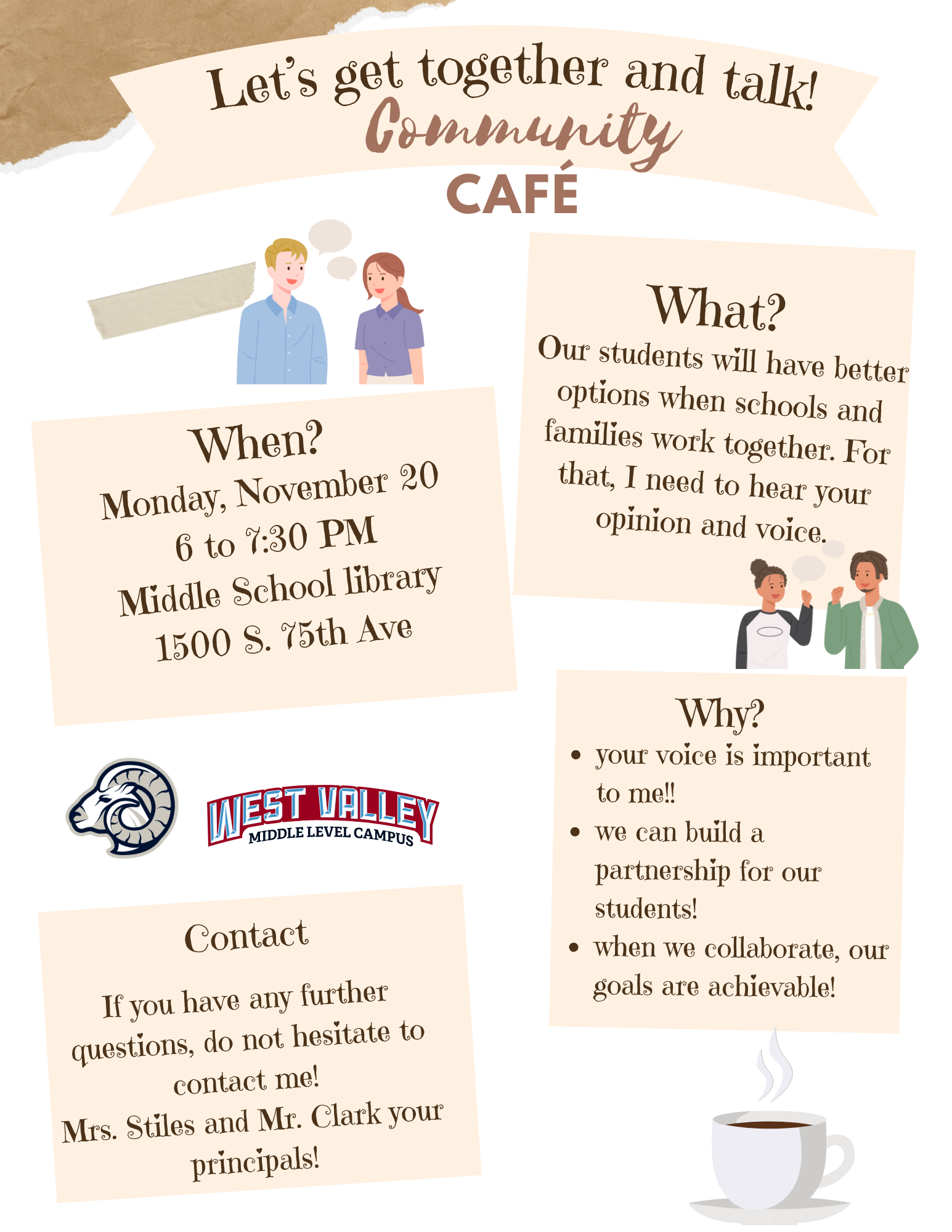 Community Café ENGLISH