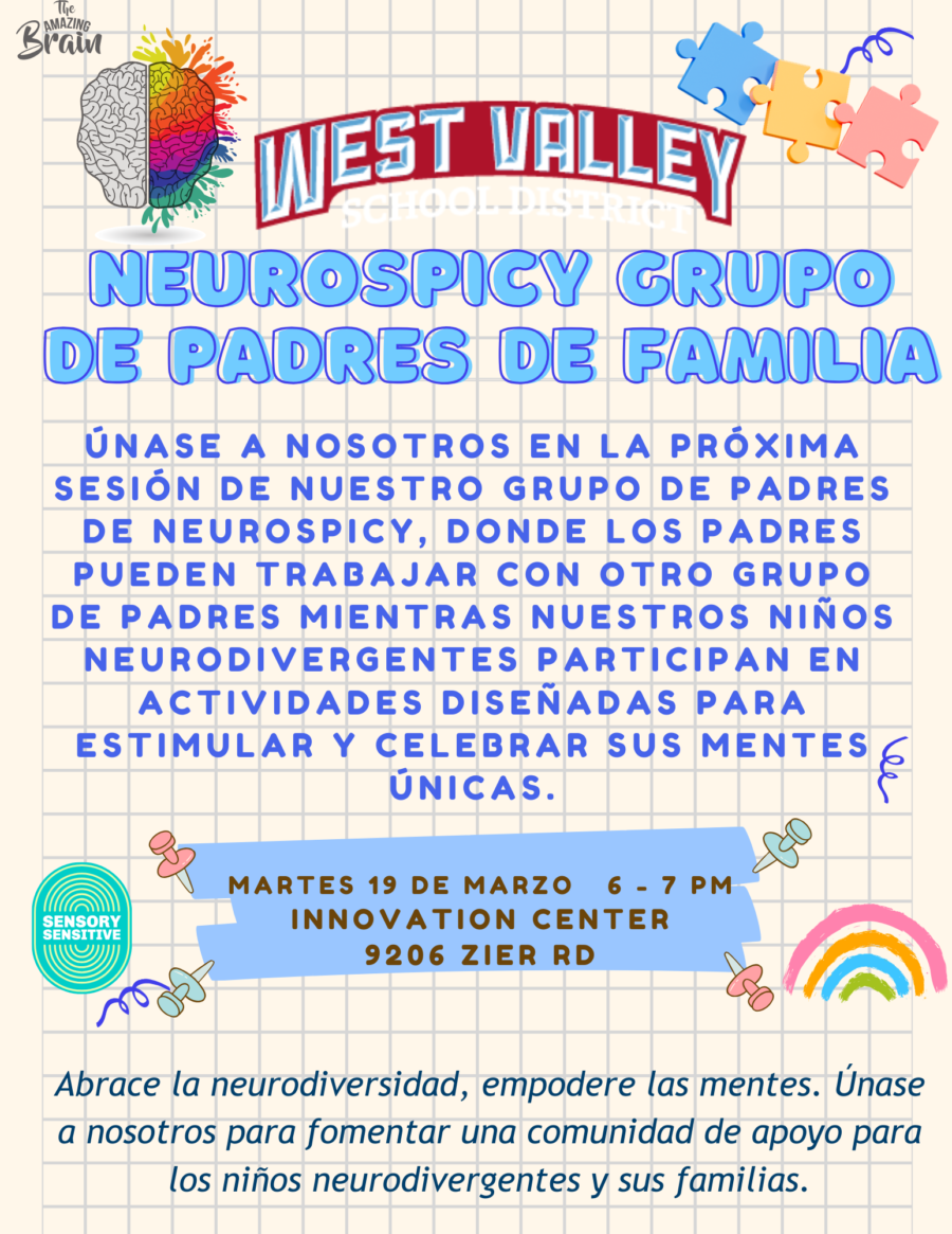 Neurospicy Parent Group Flyer 2 Spanish